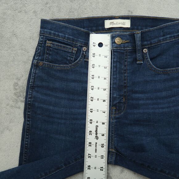 Madewell Jeans Women's Size 26 Blue 10" High-Rise Skinny Denim 26.5" Inseam - Picture 9 of 16